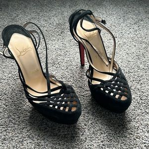 Christian Louboutin platform stilettos size 37